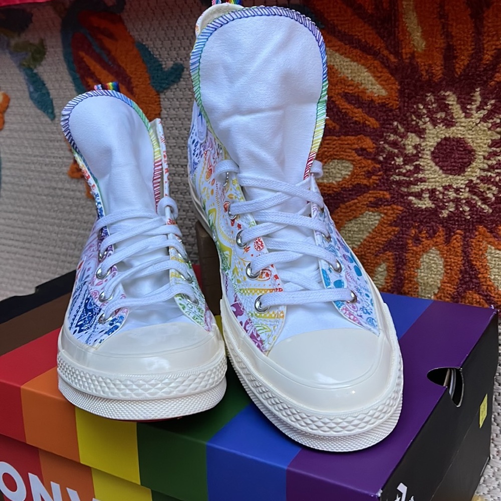 Converse A02266C All Star
CHUCK Taylor 70 HI
WHITE/UNIVERSITY RED Men’ sneakers - Picture 8 of 16